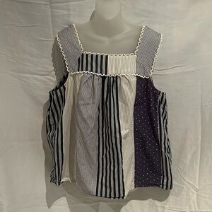 Boden - Square neck boho tank